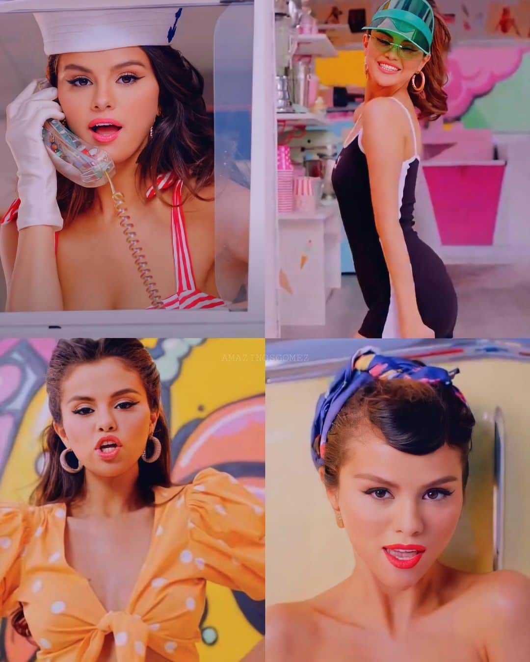 Always With Selenaのインスタグラム：「ice cream already has 36 million views, guys that's incredible !!!」