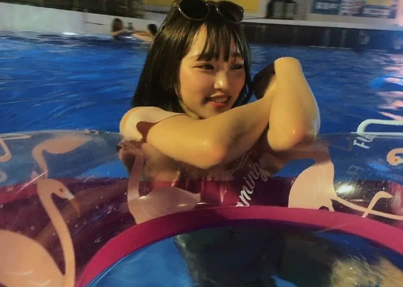 平野夢来（ゆぴぴ）のインスタグラム：「🏊💕」