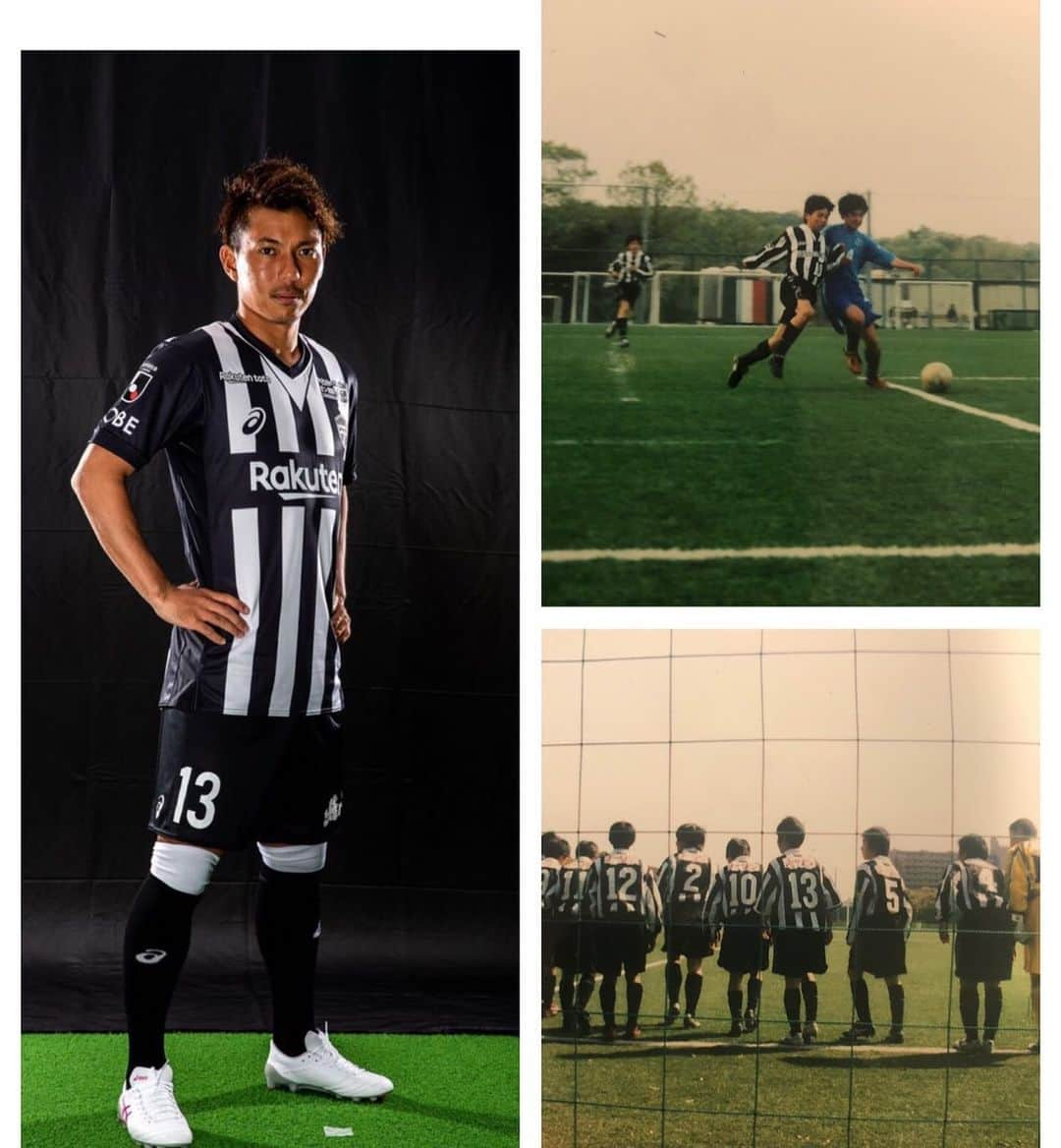 小川慶治朗のインスタグラム：「⚽️💪🥰 #トモニイコウ #一致団結 #白黒 #中1」