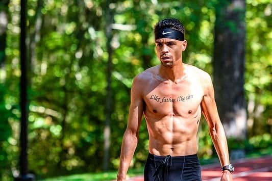 のインスタグラム：「I’ve lost more races in my career than I’ve won. I got bounced in the 1st round of the World Championships 1 year after winning the Olympics. I’ve competed at Diamond League meets for almost a decade and haven’t won one ‘diamond’ race. I’ve failed over and over and over again. And that is why, I succeed.. . 📷: @tgh_pdx_photos」