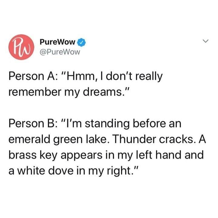 のインスタグラム：「Person B feels compelled to tell every uninterested co-worker about the adventure.」