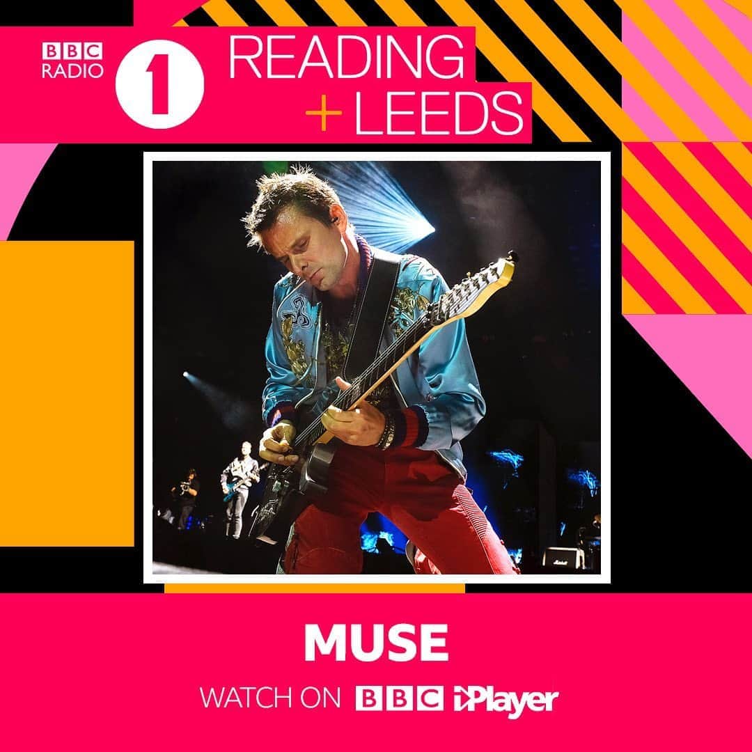 MUSEさんのインスタグラム写真 - (MUSEInstagram)「Our 2017 @officialrandl performance will be available to watch on @bbciplayer this Saturday at 9.30pm  http://www.bbc.co.uk/readingandleeds ...missing the festivals this weekend!」8月29日 1時30分 - muse