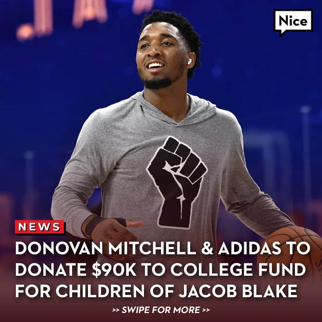 Nice Kicksさんのインスタグラム写真 - (Nice KicksInstagram)「Donovan and adidas step up to help Jacob Blake’s family. 🙏」8月29日 2時16分 - nicekicks