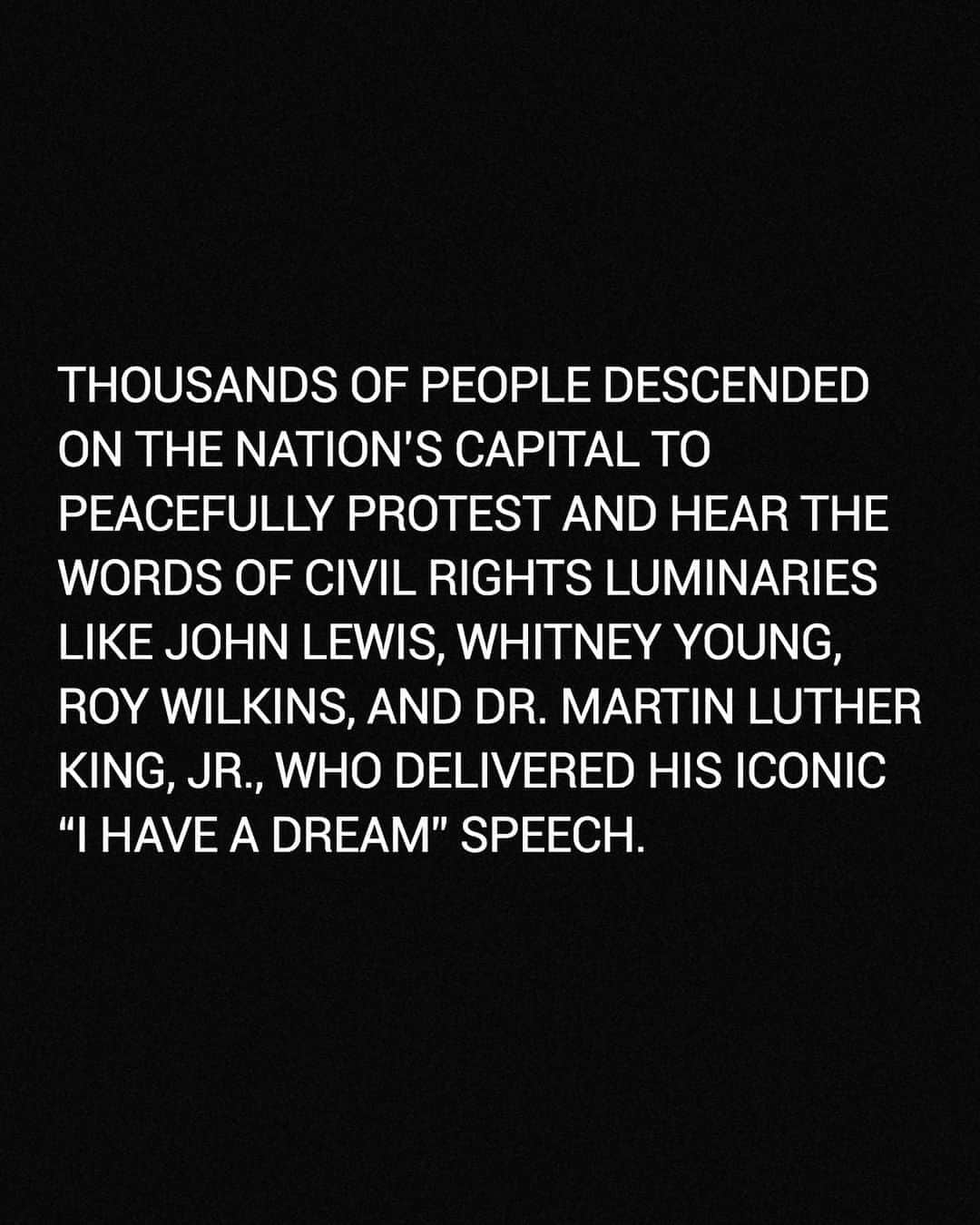 NBAさんのインスタグラム写真 - (NBAInstagram)「On this day in 1963, 260,000 people descended on the Lincoln Memorial for the #MarchOnWashington. 57 years later, we honor this history and continue in the pursuit for equality and racial justice.」8月29日 2時31分 - nba