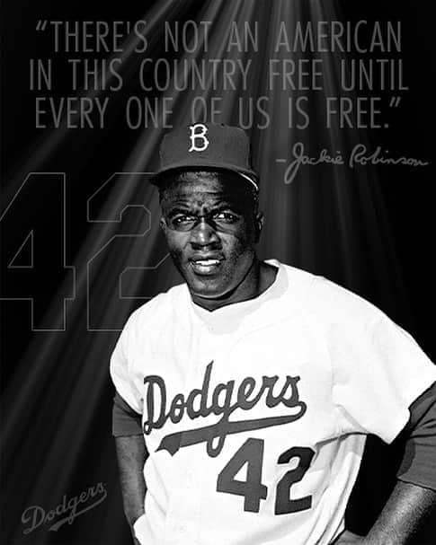 Los Angeles Dodgersさんのインスタグラム写真 - (Los Angeles DodgersInstagram)「Thank you, Jackie. #Jackie42」8月29日 2時48分 - dodgers