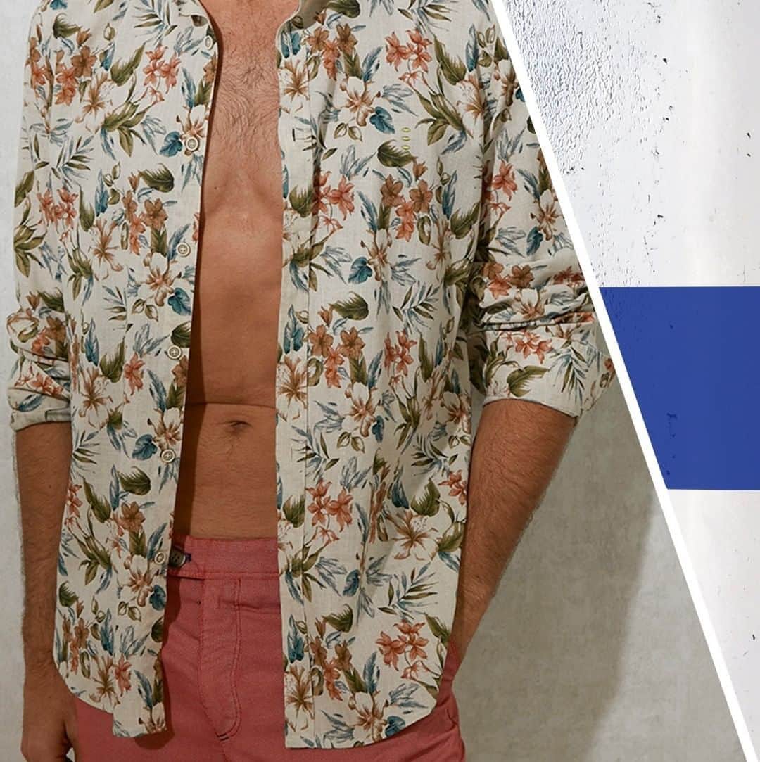 のインスタグラム：「Muestra tu estilo en cualquier ocasión #estiloflorentino  #florentino #rebajas #summer #casualwear #linkinbio #tropicalsoul #verano #modahombre #descuentostemporada #menswear #hechoenespaña」