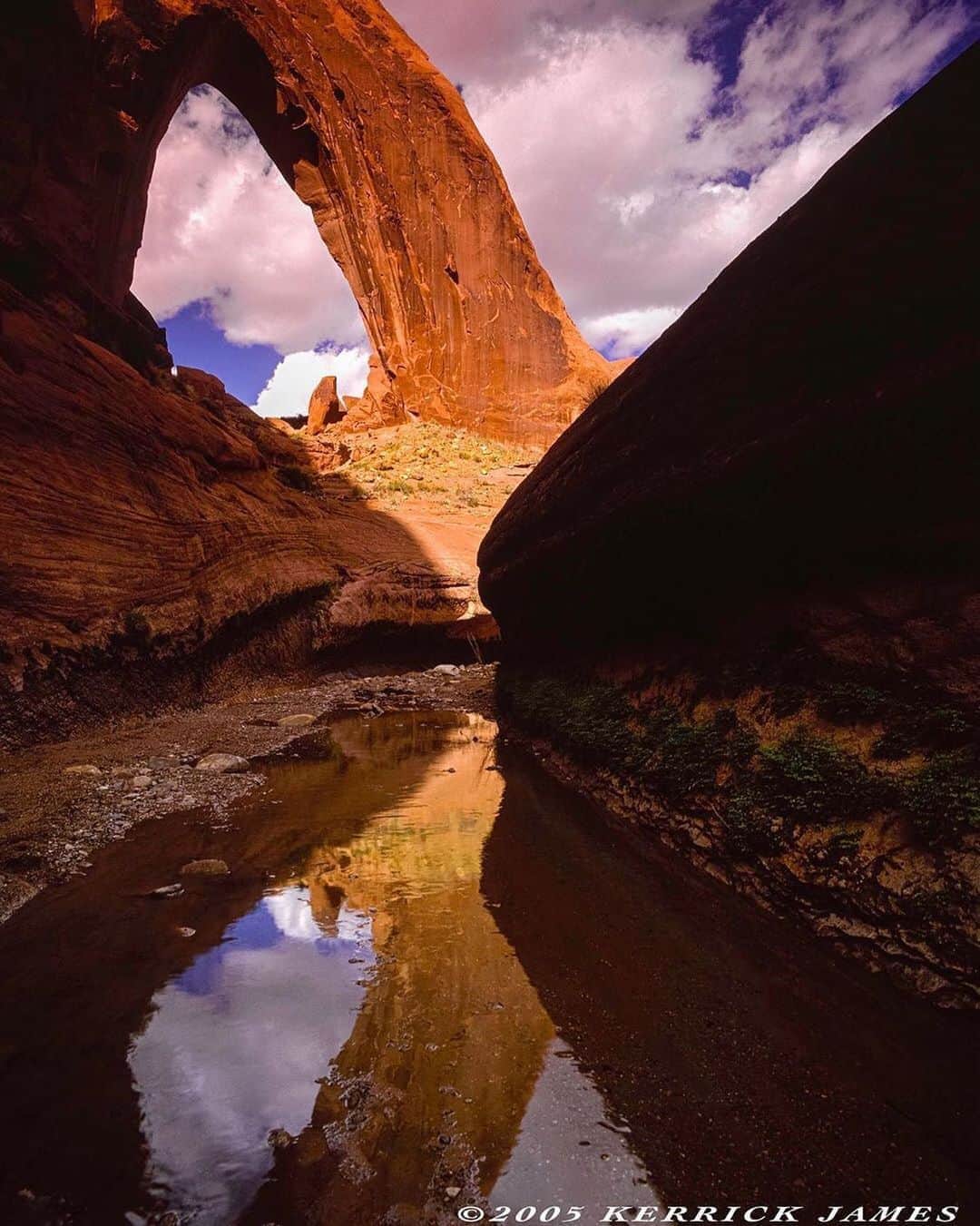 Ricoh Imagingのインスタグラム：「Posted @withregram • @kerrickjames5 Broken Bow Arch, in the Grand Staircase Escalante National Monument, (once we restore it to its former size). Shot with Pentax 67II and 45mm F4 Takumar lens. #pentax67ii #pentaxiansunite #ricohusa #ricohimaging」