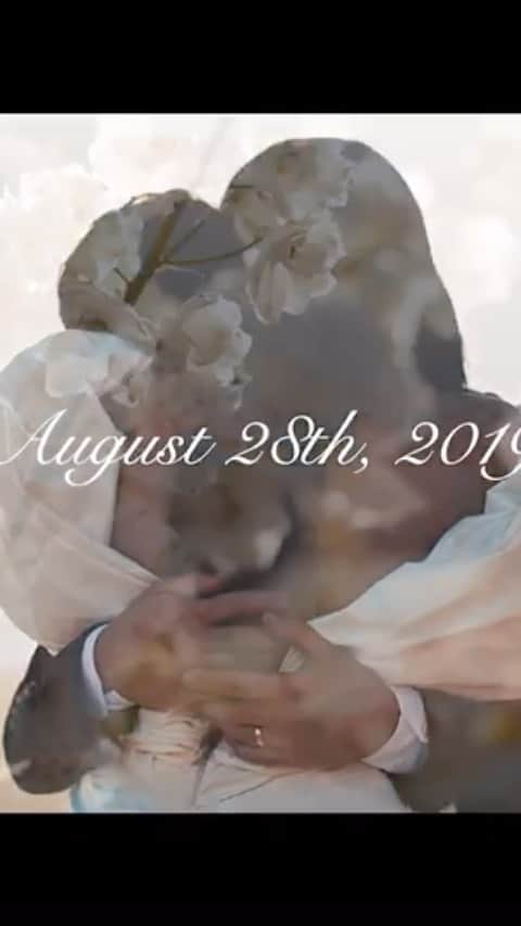 cassieのインスタグラム：「One year ago today I got to marry my best friend....  It’s hard to believe that a year has gone by. It feels like a minute, but it also feels like I’ve known you forever. I love you beyond what my wildest dreams could have ever measured. You and Frankie are my world! I can’t wait for this day every year! ♥️♥️♥️ Thank you for this video @jay_ford」