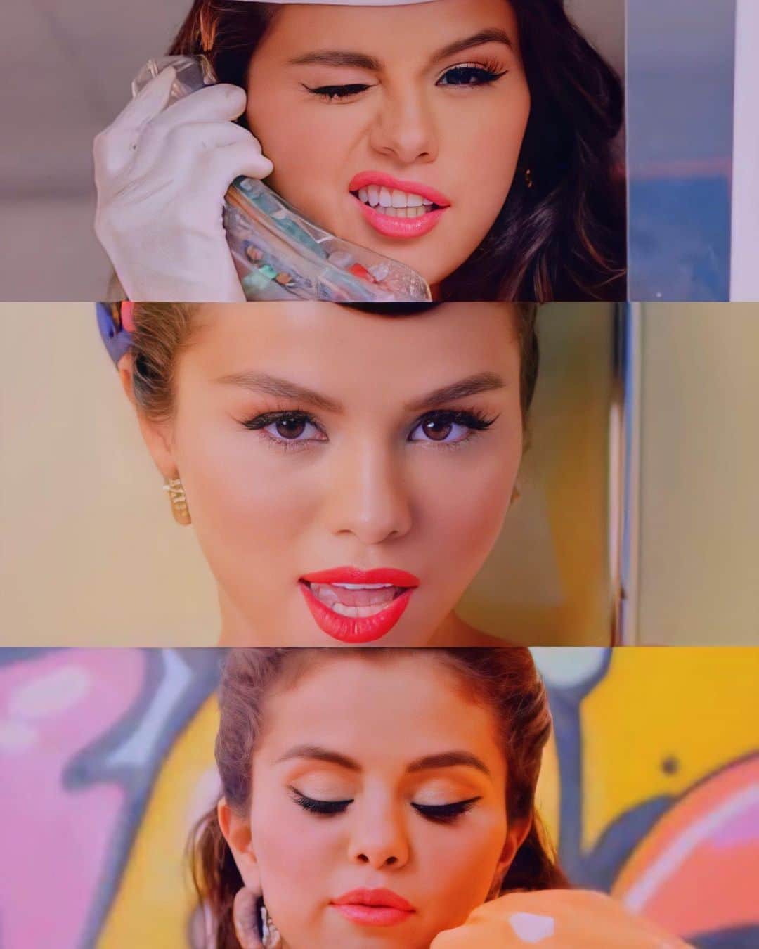 Always With Selenaのインスタグラム：「Selena using @rarebeauty products」