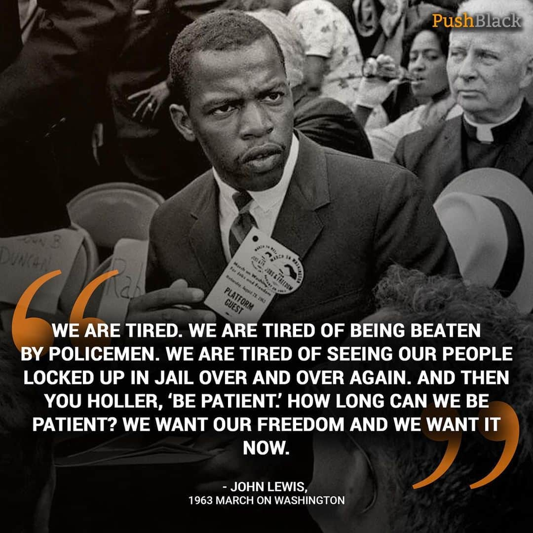 ジョン・レジェンドさんのインスタグラム写真 - (ジョン・レジェンドInstagram)「John Lewis's legacy of #GoodTrouble is one we must remember and carry on. To learn more about the March on Washington and other daily, inspiring, #blackhistory content follow @wearepushblack #MarchOnWashington」8月29日 6時47分 - johnlegend