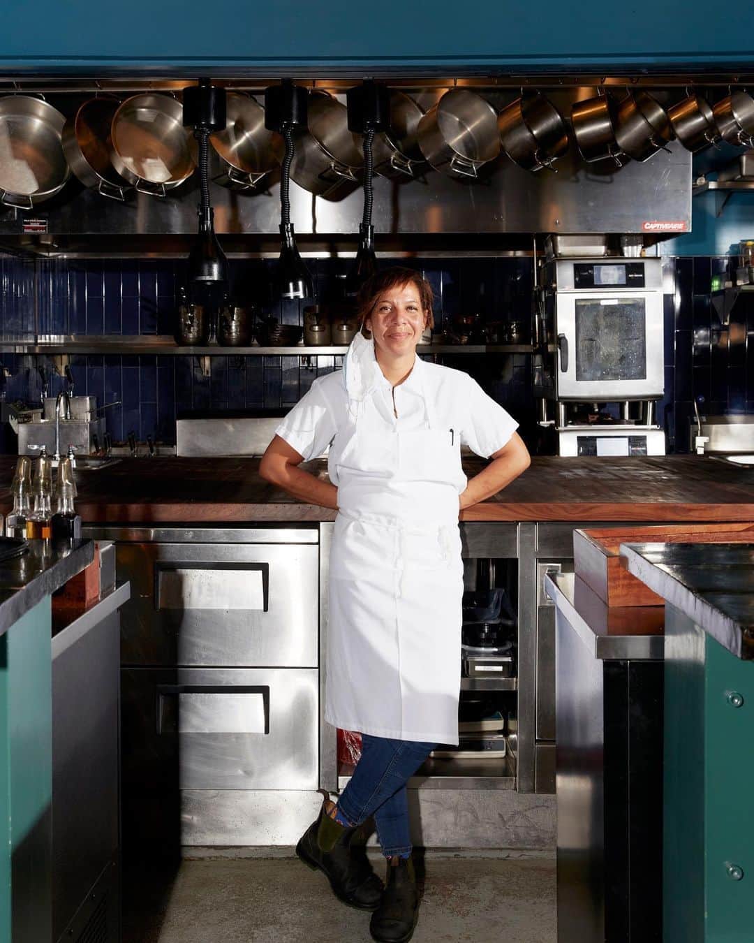 The New Yorkerさんのインスタグラム写真 - (The New YorkerInstagram)「When the chef Nina Compton opened her first restaurant in New Orleans, in 2015, her deeply personal cooking won the city over—@comperelapin showcased the food of the Caribbean, and of her native St. Lucia in particular, featuring seafood pepper pot, cow-heel soup, and jerk fish—and she has become one of her adopted city's most recognizable faces. Now, 15 years after the devastation of Hurricane Katrina, COVID-19 has upended New Orleans all over again. “There have been times during all of this when I’m, like, What is the point?” Compton told @helenr. “But I remind myself, ‘Nina, it’s not all about you.’ It’s about giving other people hope. The goal is to weather the storm.” At the link in our bio, Compton reflects on her time on "Top Chef," the pleasure of serving dinner, and being a famous chef in a city that elevates its culinary titans into civic spokespeople. Photographs by @daymongardner for The New Yorker.」8月29日 7時19分 - newyorkermag