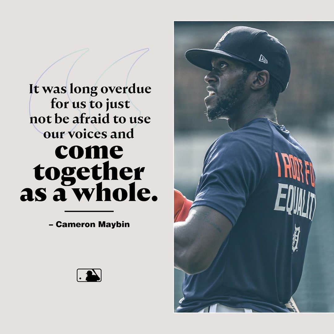 MLBさんのインスタグラム写真 - (MLBInstagram)「Over the last week, MLB players, coaches and teams have taken action and stood together, all united for change.」8月29日 7時21分 - mlb