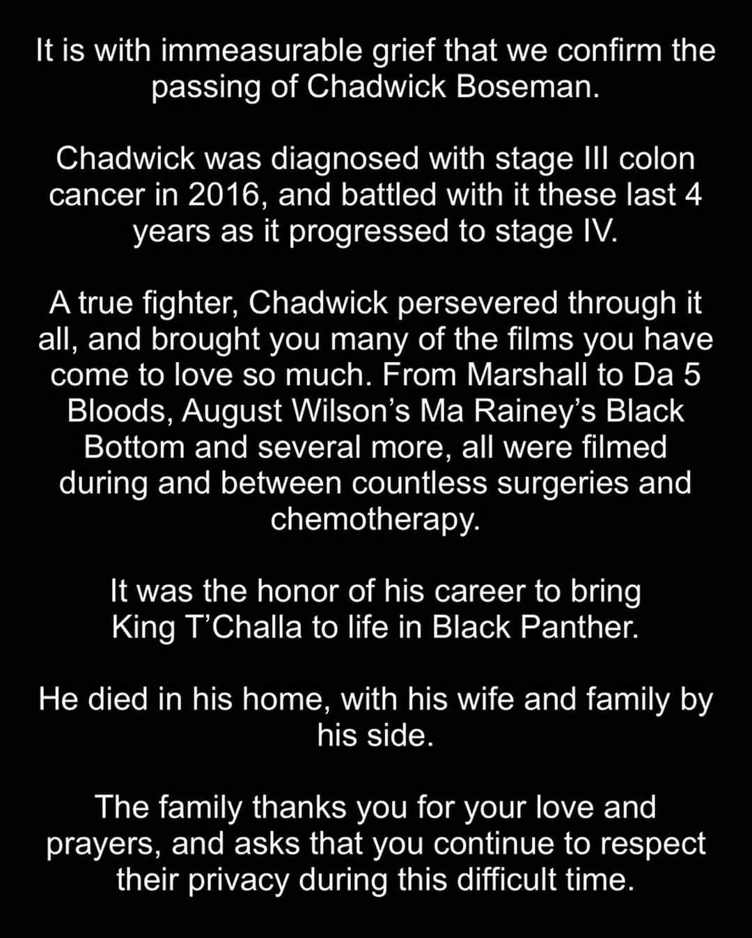 ジェイ・ハガリーさんのインスタグラム写真 - (ジェイ・ハガリーInstagram)「What a shocking loss. What a gifted artist. #chadwickboseman」8月29日 11時30分 - jayhuguleyofficial