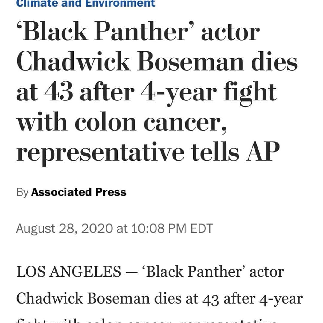 エリカ・キャンベルさんのインスタグラム写真 - (エリカ・キャンベルInstagram)「😭😭😭😭 so sad to hear this news... RIP #chadwickboseman  #cancersucks  #devastated」8月29日 11時35分 - imericacampbell