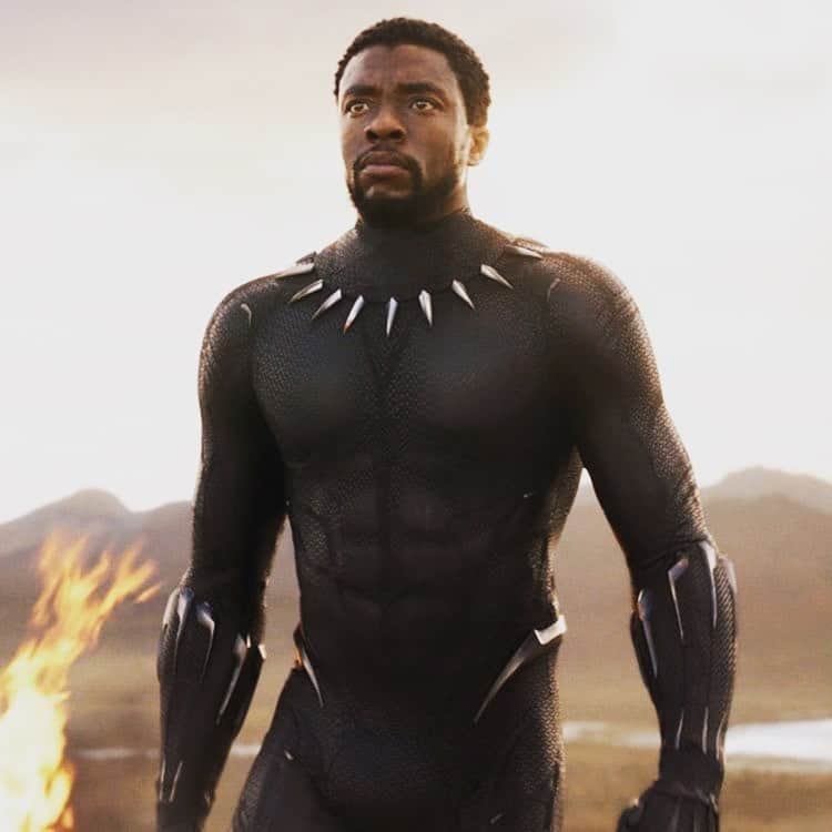 トリスタン・トンプソンのインスタグラム：「Rest In Peace to one of my favorite actors, Chadwick Boseman. Gone way too soon. The role he played in Black Panther, impacted so many people, especially black people, around the world. Thanks for giving kids that look like us a relatable superhero for the first time. Wakanda Forever brother.✊🏾🙏🏾🙅🏾‍♂️🦹🏾‍♂️」