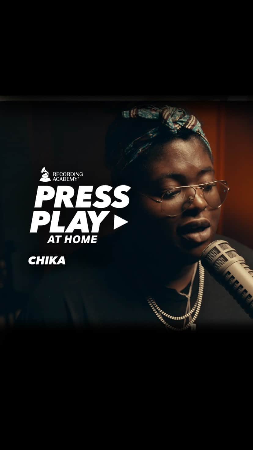 のインスタグラム：「@chikalogy is having a breakout year, no matter how you look at it. ✨  The self-described "professional truth-teller" with "a pen that's tactical," shines as she delivers an intimate version of "Balencies" from her major label debut EP ‘Industry Games’.」