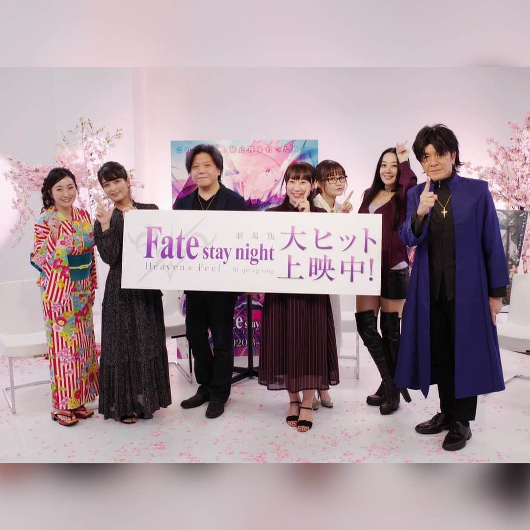 浅川悠さんのインスタグラム写真 - (浅川悠Instagram)「Had a lot of fun with Fate/Stay night members on Abema TV show🎉✨We still have more to talk about our characters! Hoping to appear the show like this someday again💜お互いマスクを外したら息を止めてパッと撮ってすぐ離れる！の繰り返しでした😅 ⠀ #fatestaynight  #fatestaynightheavensfeel  #abematv  #voiceactor  #声優」8月29日 16時40分 - yuu_asakawa_insta