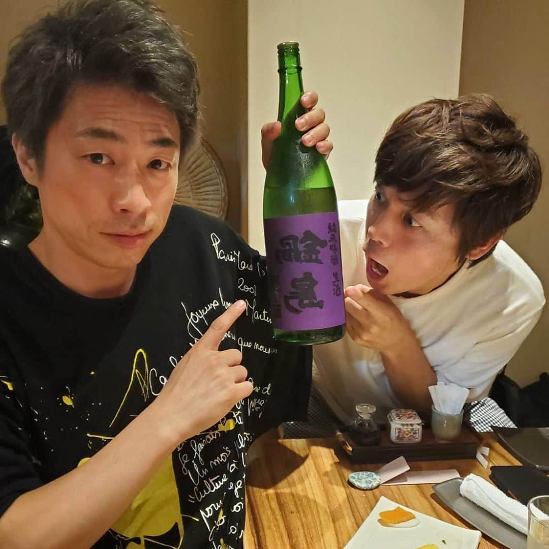 田村淳のインスタグラム：「裏鍋島…鍋島という字が反対になってた！日本酒はもうやめた！宣言したのにこれは飲みたいということで解禁！  解禁してよかった…めっさうまい」