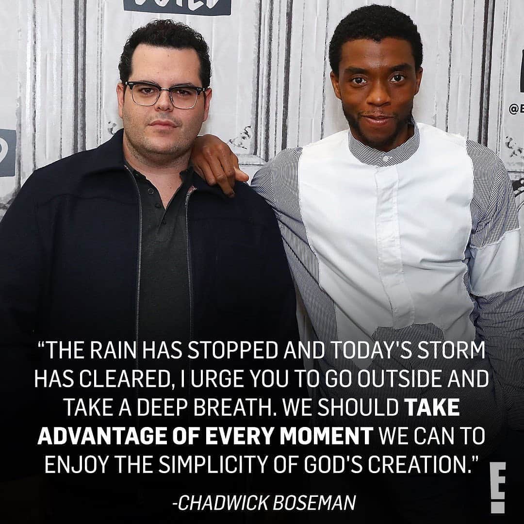 E! Onlineさんのインスタグラム写真 - (E! OnlineInstagram)「"This was one of my 𝐟𝐢𝐧𝐚𝐥 𝐭𝐞𝐱𝐭𝐬 from the brilliant & once-in-lifetime talent, Chadwick Boseman... Tonight the Heavens received one of its most powerful angels." -Josh Gad (📷: Getty Images)」8月30日 3時31分 - enews