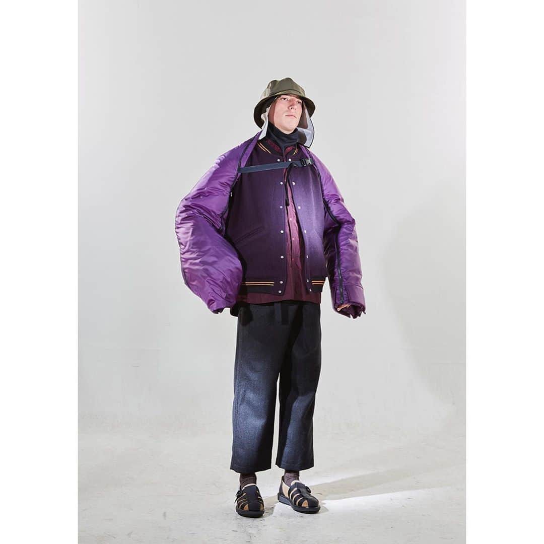 ミーンズワイルのインスタグラム：「[AW20 Error]   Photo: TOSHIO OHNO  @ph_o.h.n.o  Styling: MASATAKA HATTORI  @masataka_hattori Hair: MASATO TSUCHIYA @masatotsuchiya」