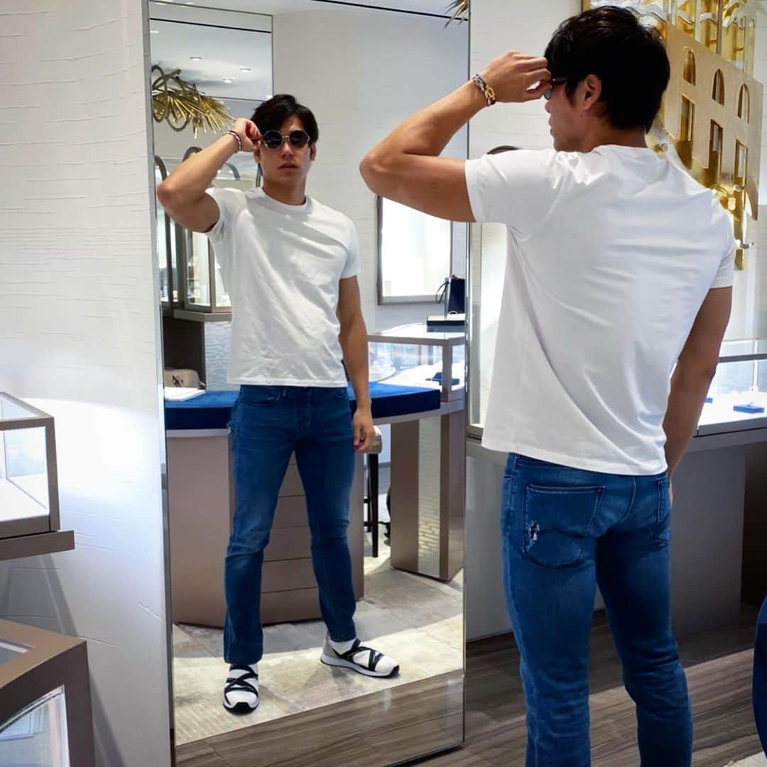 のインスタグラム：「素敵なサングラスと出会いました😎  #FRED #sunglasses #fredjewelry」