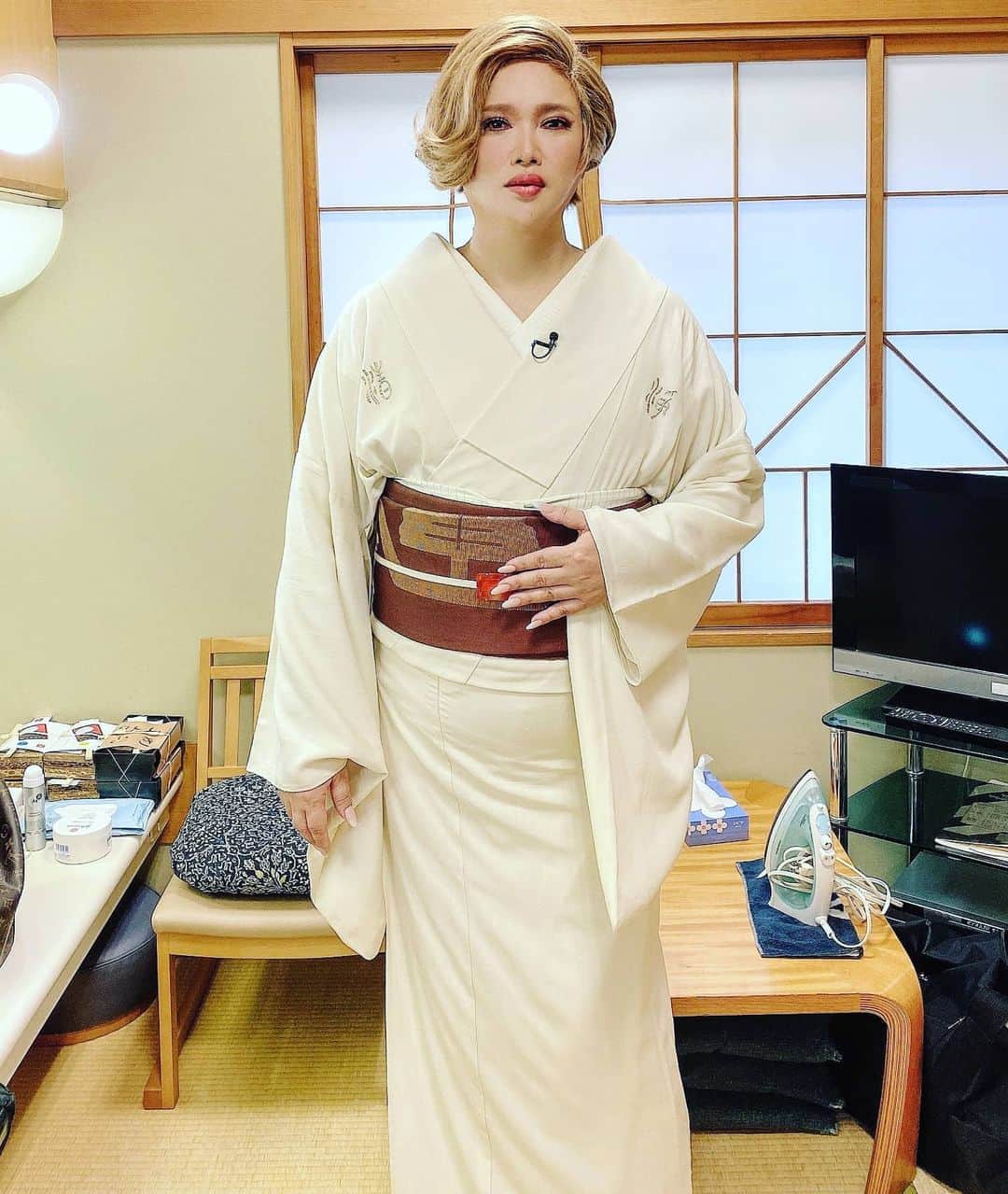 IKKO【公式】さんのインスタグラム写真 - (IKKO【公式】Instagram)「今日は白の着物〜❤❤❤ 白の着物大好き〜❤❤❤」8月29日 19時48分 - love_ikko