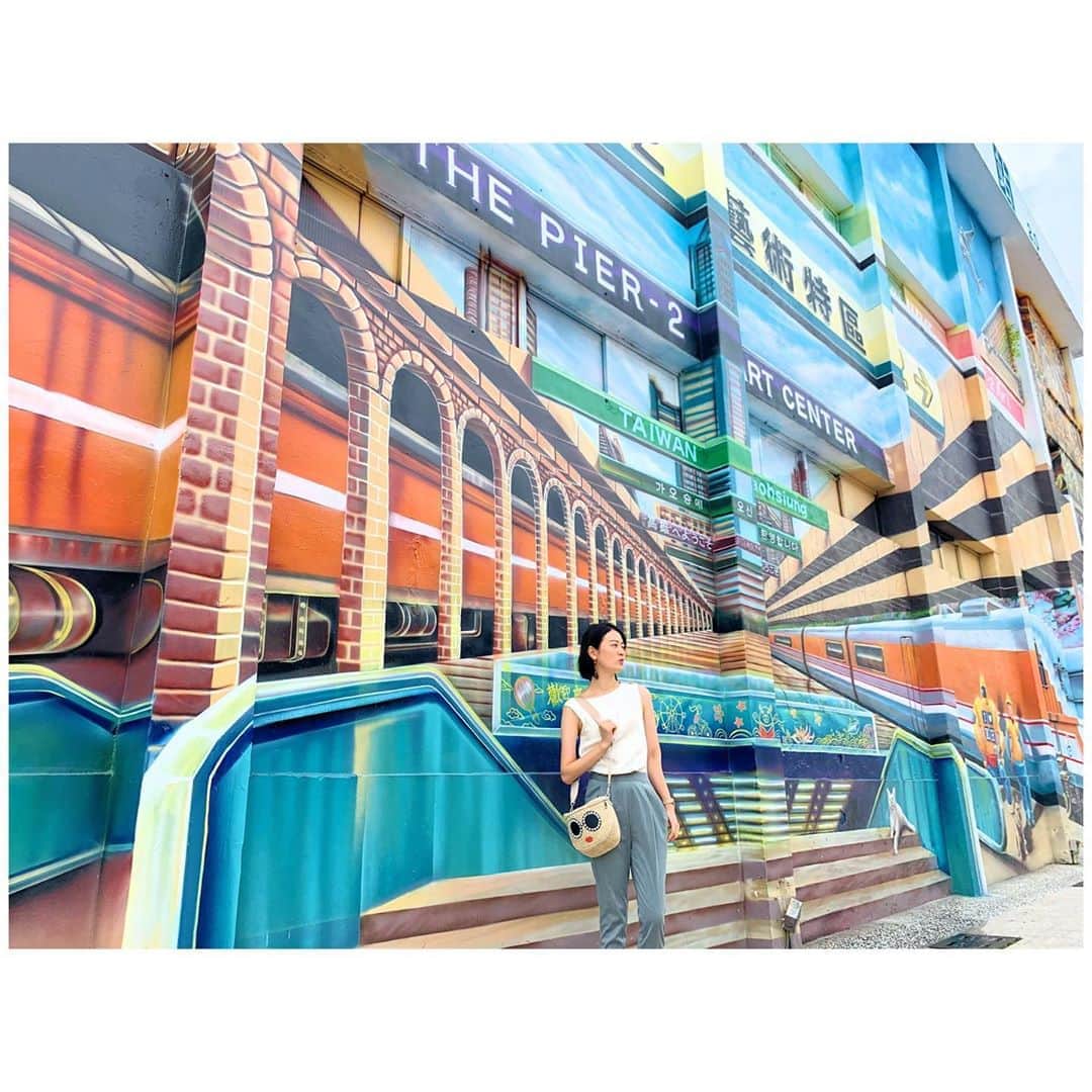 煌月爽矢のインスタグラム：「.﻿ .﻿ 高雄﻿2日目は… ﻿ ﻿ 駁二アート特区﻿！ ﻿ ﻿ ﻿ アートで溢れた一角✨✨✨﻿ ﻿ ﻿ ﻿ #台湾﻿ #台湾生活﻿ #高雄」