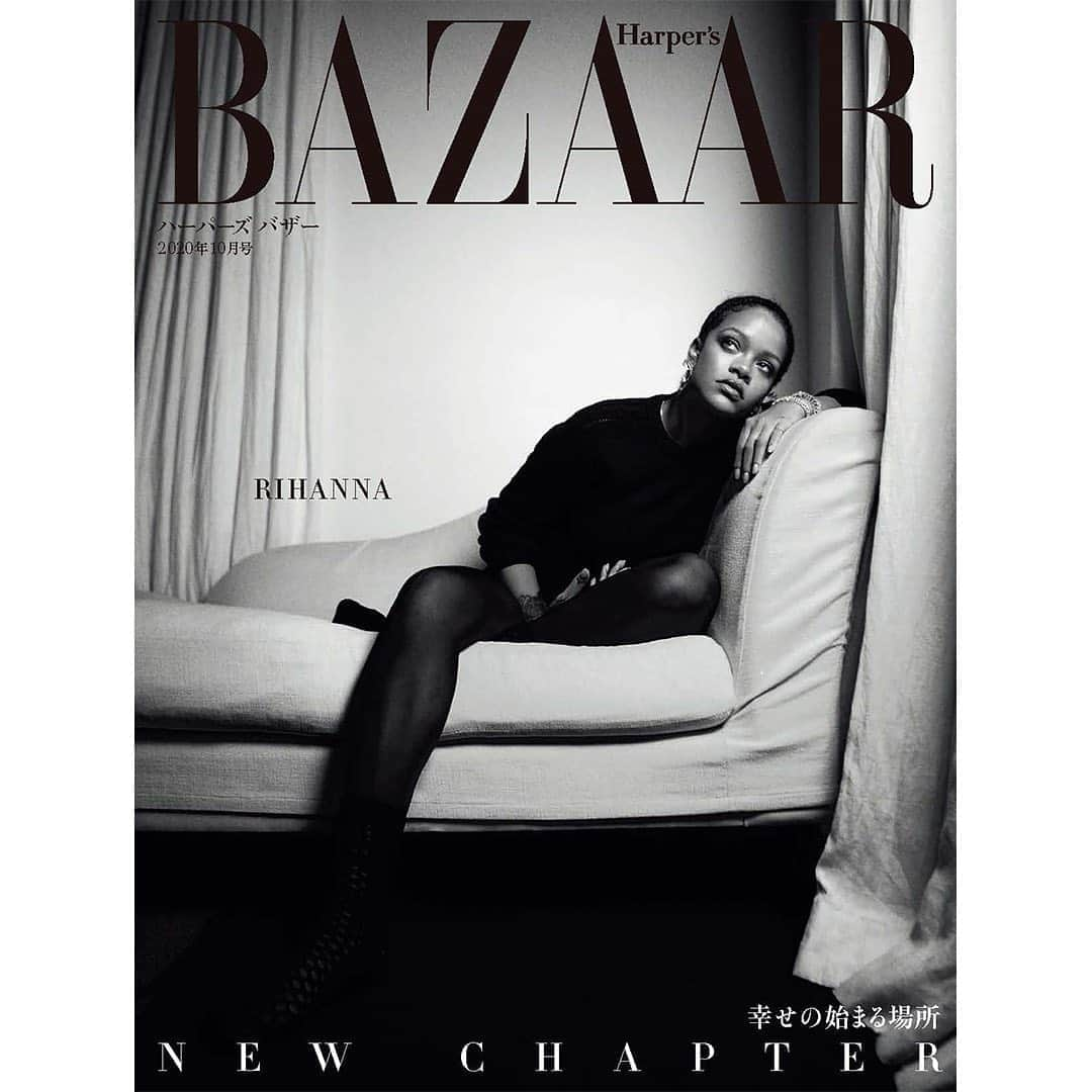 Harper's BAZAAR Japanさんのインスタグラム写真 - (Harper's BAZAAR JapanInstagram)「ハーパーズ バザー10月号の定期購読者限定カバーをご紹介✨ リアーナの印象的なモノクロのカット。 Subscribers cover of our October issue!  Photograph: GRAY SORRENTI  Hair: URSULA STEPHEN  Makeup: PRISCILLA ONO, FENTY BEAUTY GLOBAL  Makeup& Manicure: KIMMIE KY-EES #ハーパーズバザー #リアーナ #定期購読 #カバー #表紙 #ファッション誌 #ファッション #モード #セレブ #ディーバ #harpersbazaar #harpersbazaarjapan #rihanna #cover #subscribe #fashionmagazine #fashion #mode #celebrity #fashionphotography」8月29日 20時08分 - harpersbazaarjapan