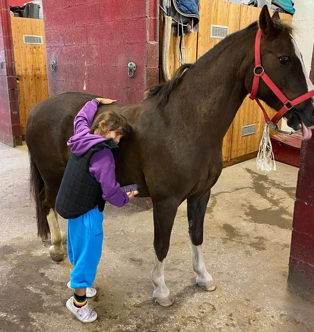 ミロスラヴァ・デュマさんのインスタグラム写真 - (ミロスラヴァ・デュマInstagram)「This is 💜 🐎 👶🏻」8月29日 20時10分 - miraduma