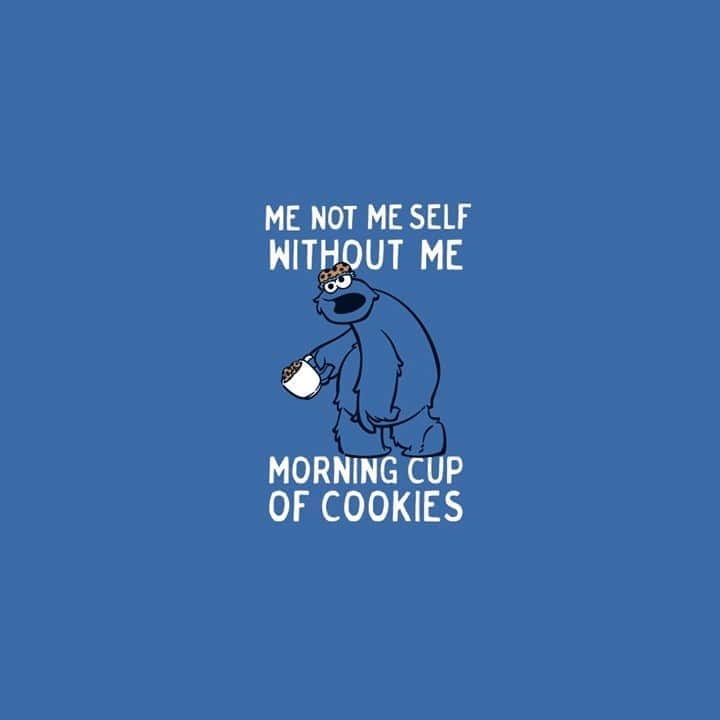 セサミストリートさんのインスタグラム写真 - (セサミストリートInstagram)「Some people have a cup of coffee or tea to wake up. For Cookie Monster, it’s a morning cup of cookies to get his day started! 😂」8月29日 21時01分 - sesamestreet