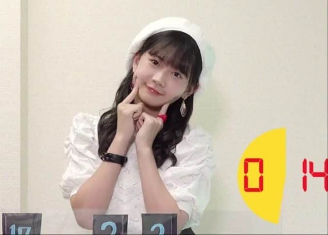 モーニング娘。'20のインスタグラム：「- . はぁ•••もう可愛いすぎて死ぬ、、、 ほまたん優勝！！！！ . . #岡村ほまれ . .」