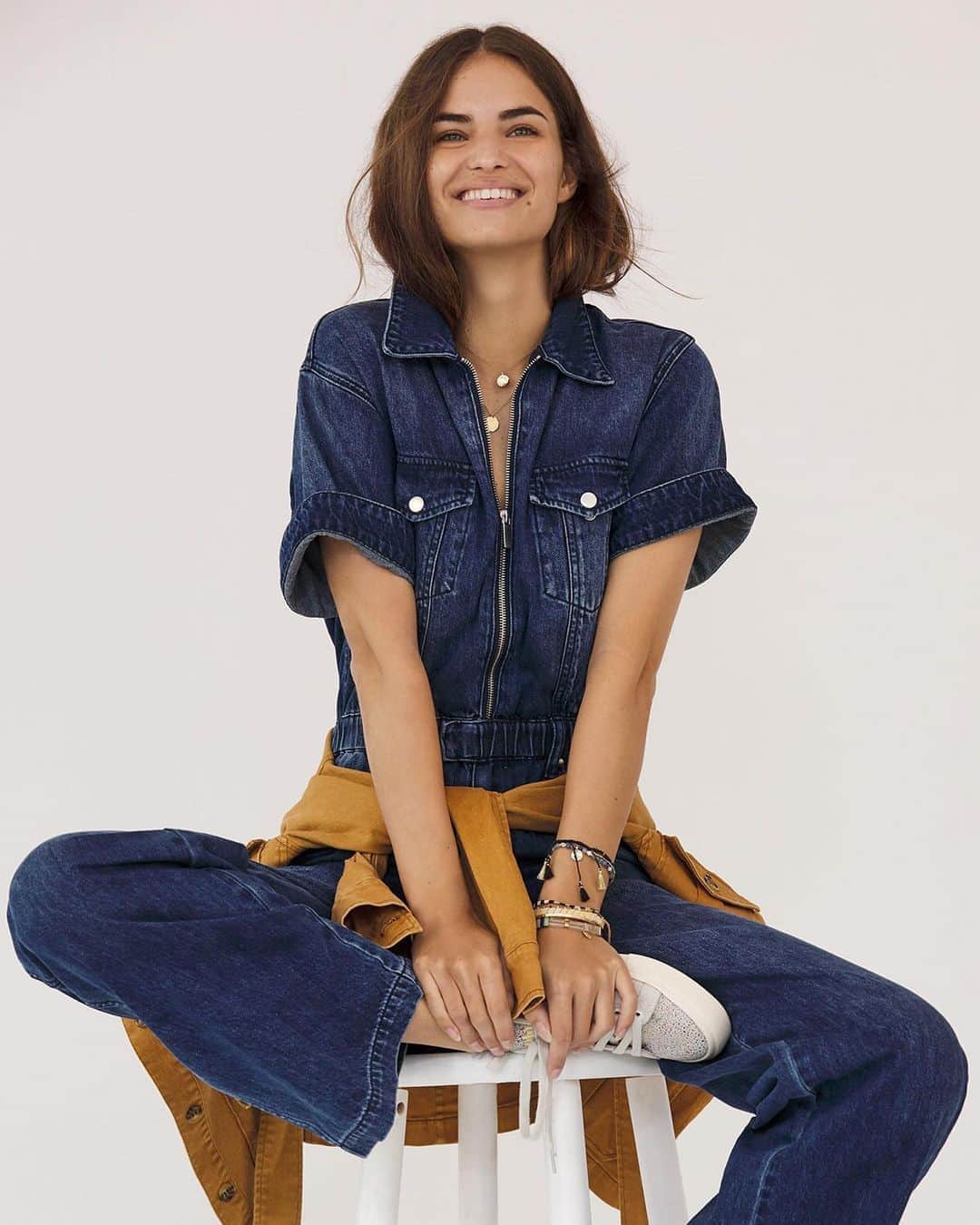 Anthropologieさんのインスタグラム写真 - (AnthropologieInstagram)「WEAR NOW, love always. This week's new arrivals are all about looking laidback, comfy, and effortless 💙 Shop them and the Ludlow Denim Utility Jumpsuit now at the link in our bio.」8月29日 21時53分 - anthropologie