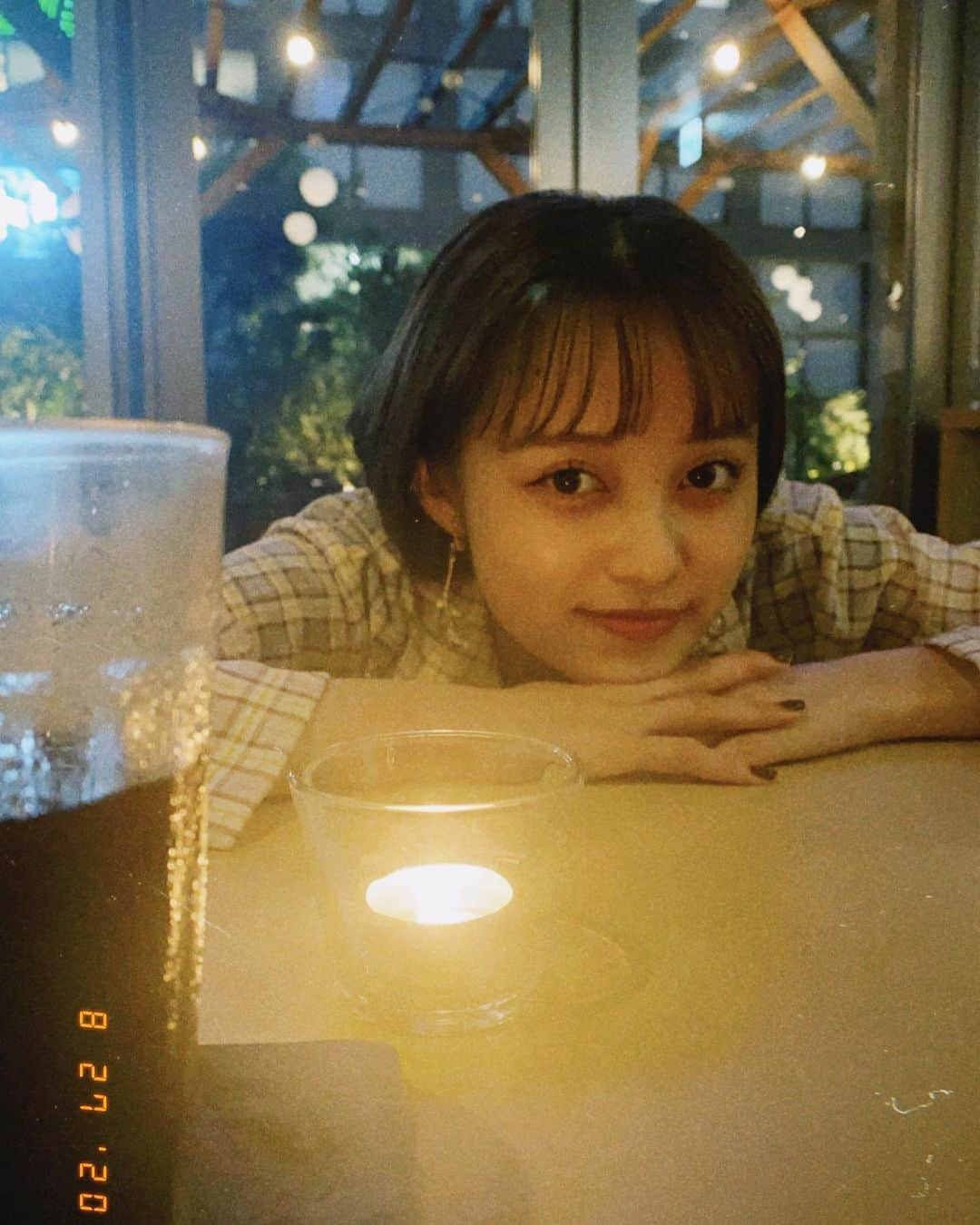 福山絢水さんのインスタグラム写真 - (福山絢水Instagram)「🕯❤︎ ・ ・ ・ #film #ootd #cafe #dailylook  #あやみん #福山絢水」8月29日 22時08分 - aya__m02