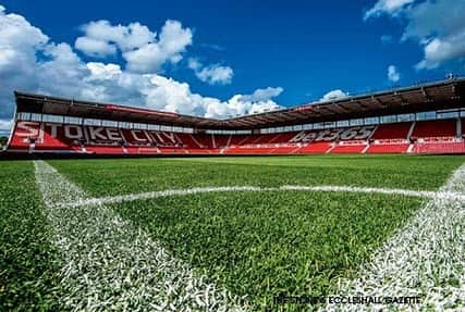 のインスタグラム：「Unfortunately I can’t go to watch 2 of my old clubs play each other today @stokecity v @bfc1887. Hopefully a few goals」