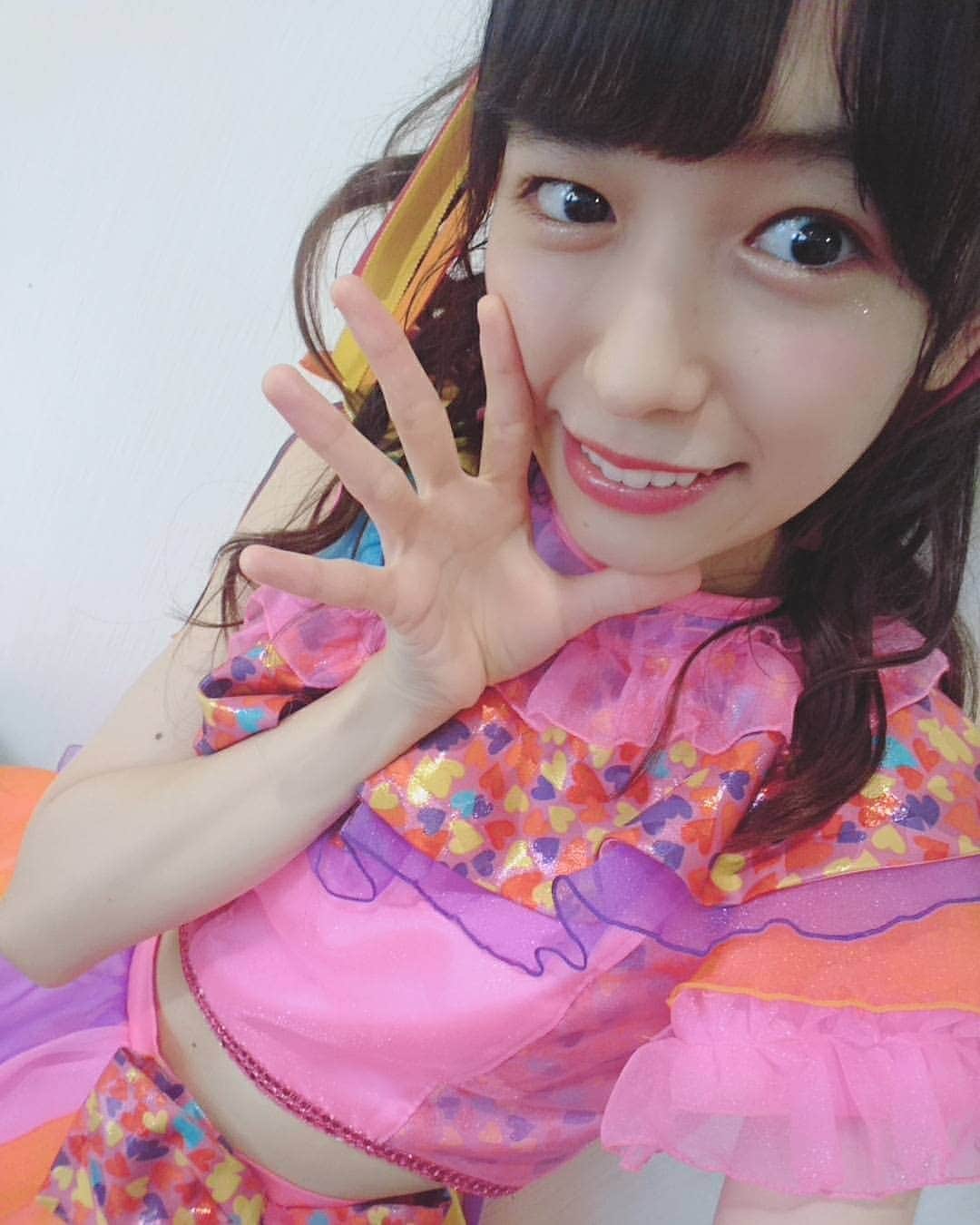小泉遥香のインスタグラム：「2020.08.29  #anation2020 ありがとうございました！！！  🎶✨セットリスト✨🎶  1 恋のシェイプアップ♡ 2 青春ハートシェイカー  3 トゥモロー最強説!!  #超ときめき宣伝部 #超とき宣 #小泉遥香 #おはる #Instaharum #anation #anation2020 #最高の思い出をありがとうございました💗」
