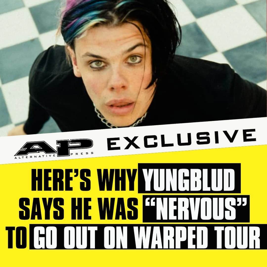 Alternative Pressさんのインスタグラム写真 - (Alternative PressInstagram)「INTERVIEW: @yungblud reveals, "I was nervous to go on @vanswarpedtour because the music we were doing was not classic. And I was using heavy hip-hop influences, and I didn’t want my heroes to go, 'Why the fuck are you on Warped Tour?'"⁠ LINK IN BIO⁠ .⁠ .⁠ .⁠ #yungblud #warpedtour #vanswarpedtour #blackheartsclub #alternativepress #altpress」8月30日 1時02分 - altpress