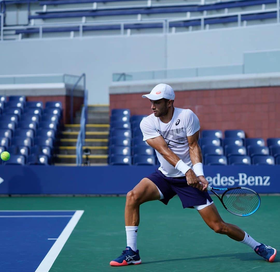 ボルナ・チョリッチさんのインスタグラム写真 - (ボルナ・チョリッチInstagram)「Training hard and getting ready for the @usopen」8月30日 1時34分 - bornacoric