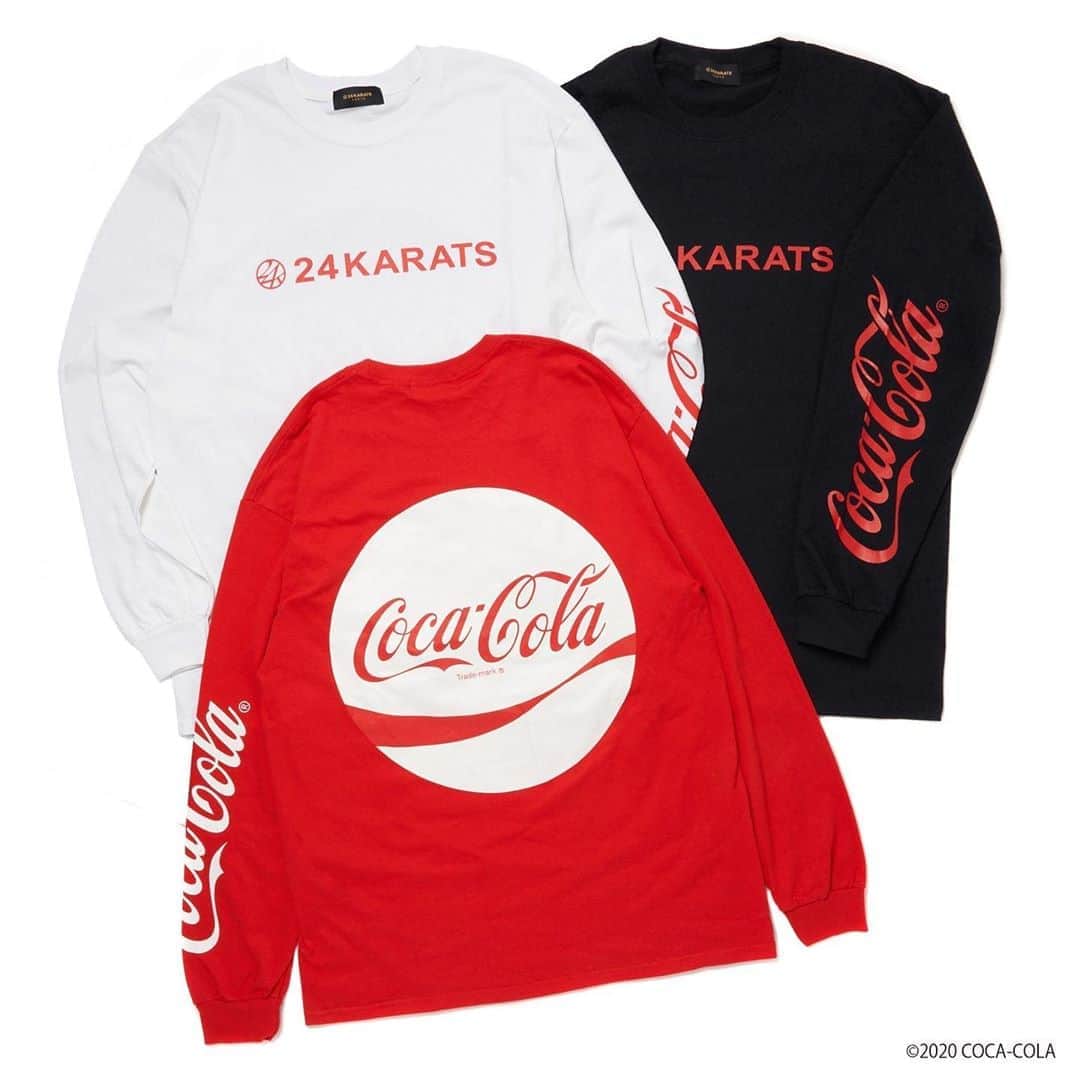 PKCZ GALLERY STOREさんのインスタグラム写真 - (PKCZ GALLERY STOREInstagram)「Coca-Cola Collaboration 9.5(SAT) ON SALE   ・Coca-Cola Tee LS 　PRICE:7,200(+TAX) 　SIZE:S/M/L/XL  #24karats #cocacola」8月30日 13時10分 - vertical_garage