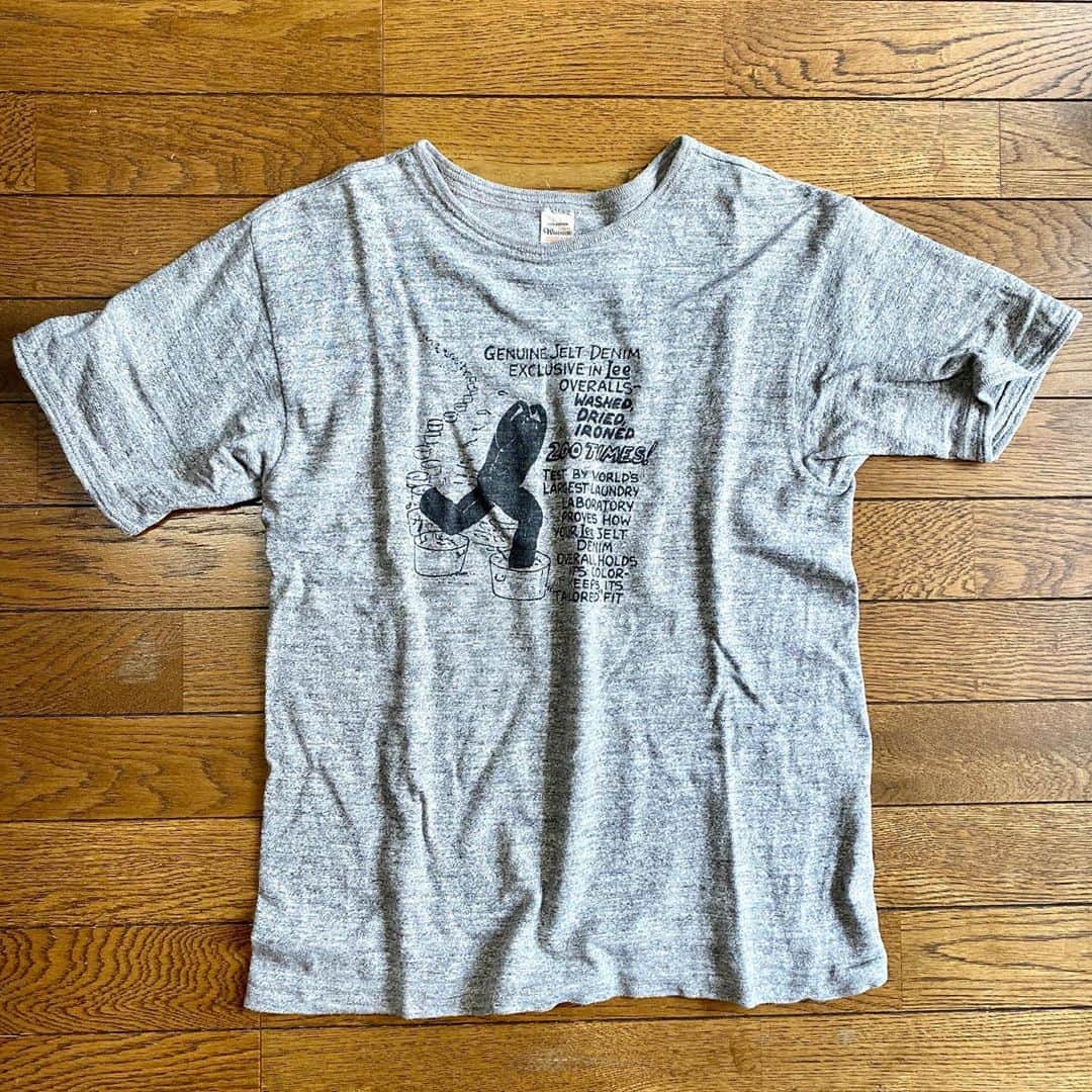 江口寿史のインスタグラム：「WAREHOUSE Archive Lee T-shirt(2009)  #warehouse25historic #warehouseco  #warehousecompany」