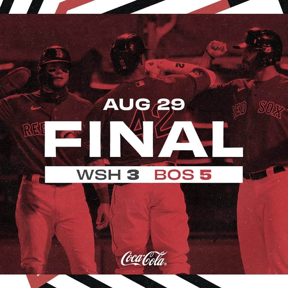 ボストン・レッドソックスさんのインスタグラム写真 - (ボストン・レッドソックスInstagram)「Hi. We won!  #DirtyWater」8月30日 12時10分 - redsox