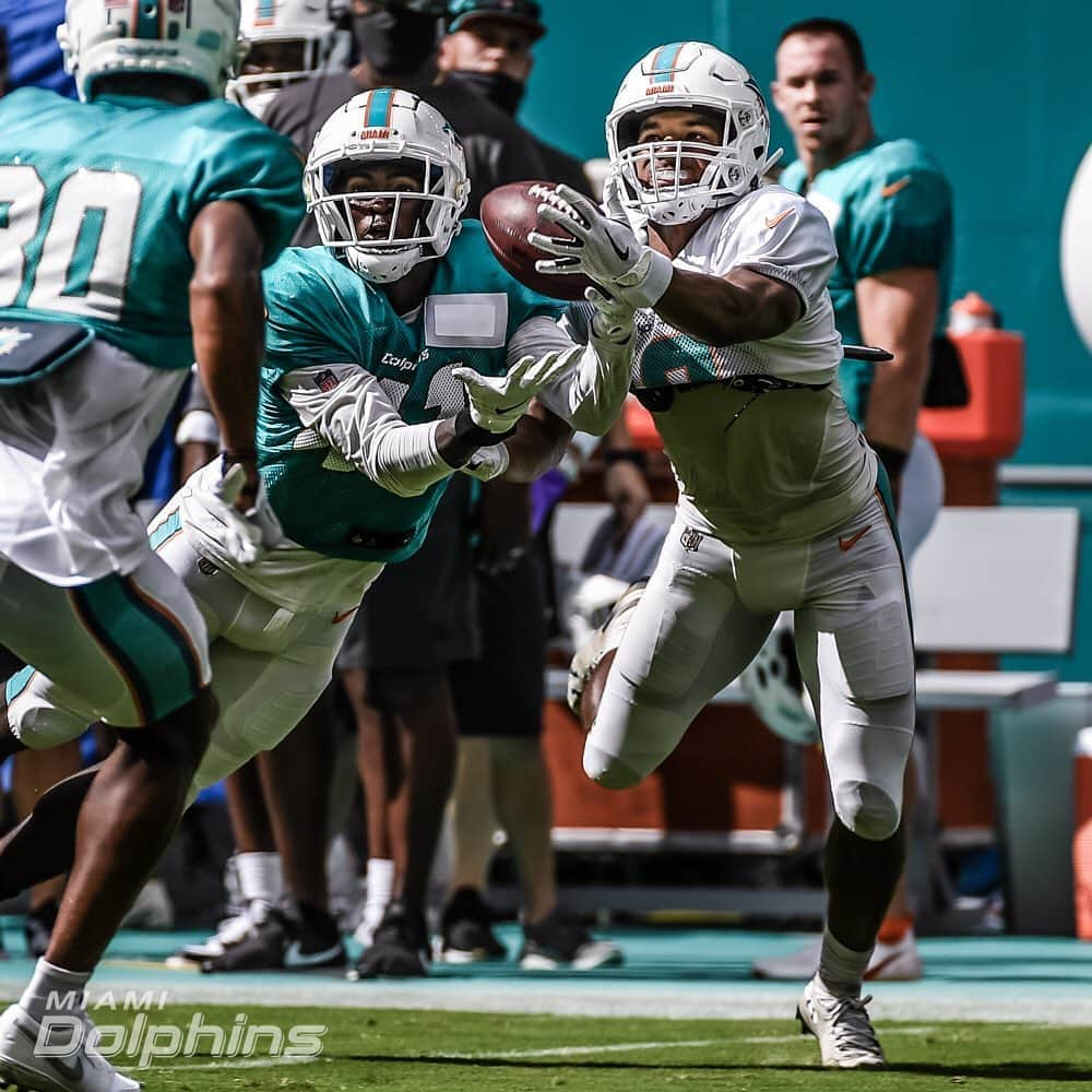 マイアミ・ドルフィンズさんのインスタグラム写真 - (マイアミ・ドルフィンズInstagram)「Rehearsal 👔」8月30日 6時53分 - miamidolphins