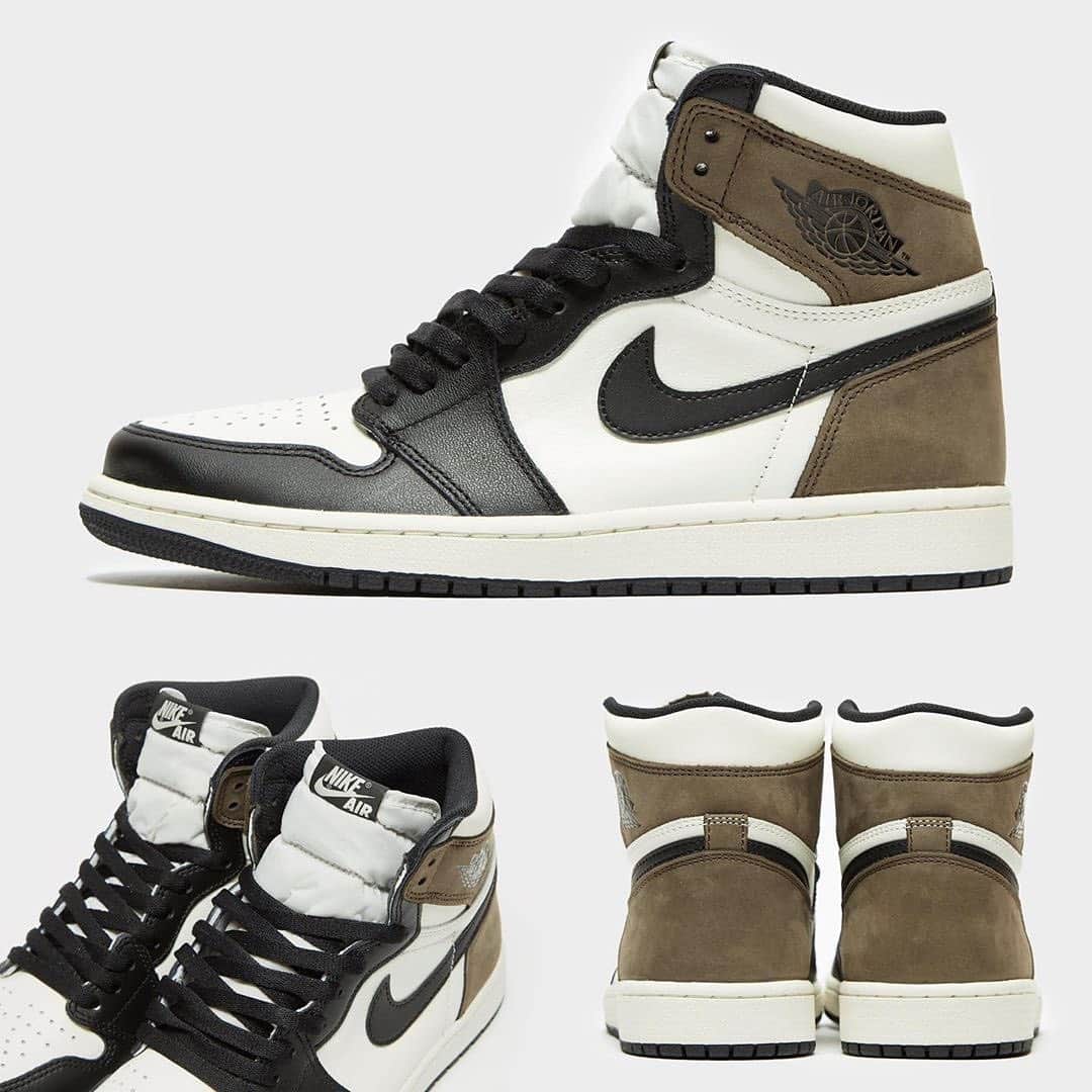 Sneakgalleryさんのインスタグラム写真 - (SneakgalleryInstagram)「Official look at the Air Jordan Retro 1 High OG #DarkMocha. These drop October 31st, 2020 🔥」8月30日 7時51分 - sneakgallery