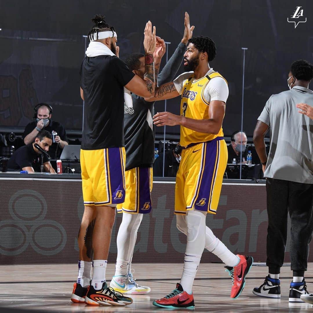 Los Angeles Lakersさんのインスタグラム写真 - (Los Angeles LakersInstagram)「That #LakersWin Feeling: Playoff Edition」8月30日 13時26分 - lakers