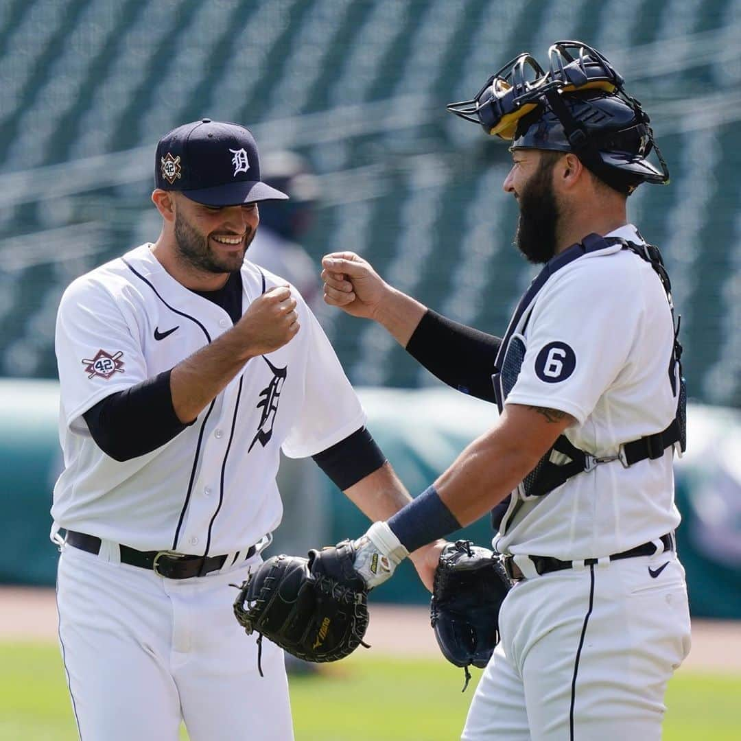 デトロイト・タイガースさんのインスタグラム写真 - (デトロイト・タイガースInstagram)「Doubleheader SWEEP! #DetroitRoots」8月30日 7時56分 - tigers