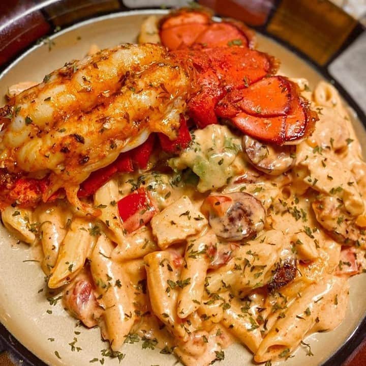 Flavorgod Seasoningsさんのインスタグラム写真 - (Flavorgod SeasoningsInstagram)「Customer @noa_bowl Cajun buttered Lobster tail on a bed of Cajun chicken and Sausage pasta! Try with #Flavorgod Cajun Lovers Seasoning⁠ -⁠ Add delicious flavors to any meal!⬇⁠ Click the link in my bio @flavorgod⁠ ✅www.flavorgod.com⁠ -⁠ Flavor God Seasonings are:⁠ 💥ZERO CALORIES PER SERVING⁠ 🔥0 SUGAR PER SERVING ⁠ 💥GLUTEN FREE⁠ 🔥KETO FRIENDLY⁠ 💥PALEO FRIENDLY⁠ -⁠ #food #foodie #flavorgod #seasonings #glutenfree #mealprep #seasonings #breakfast #lunch #dinner #yummy #delicious #foodporn」8月30日 8時00分 - flavorgod