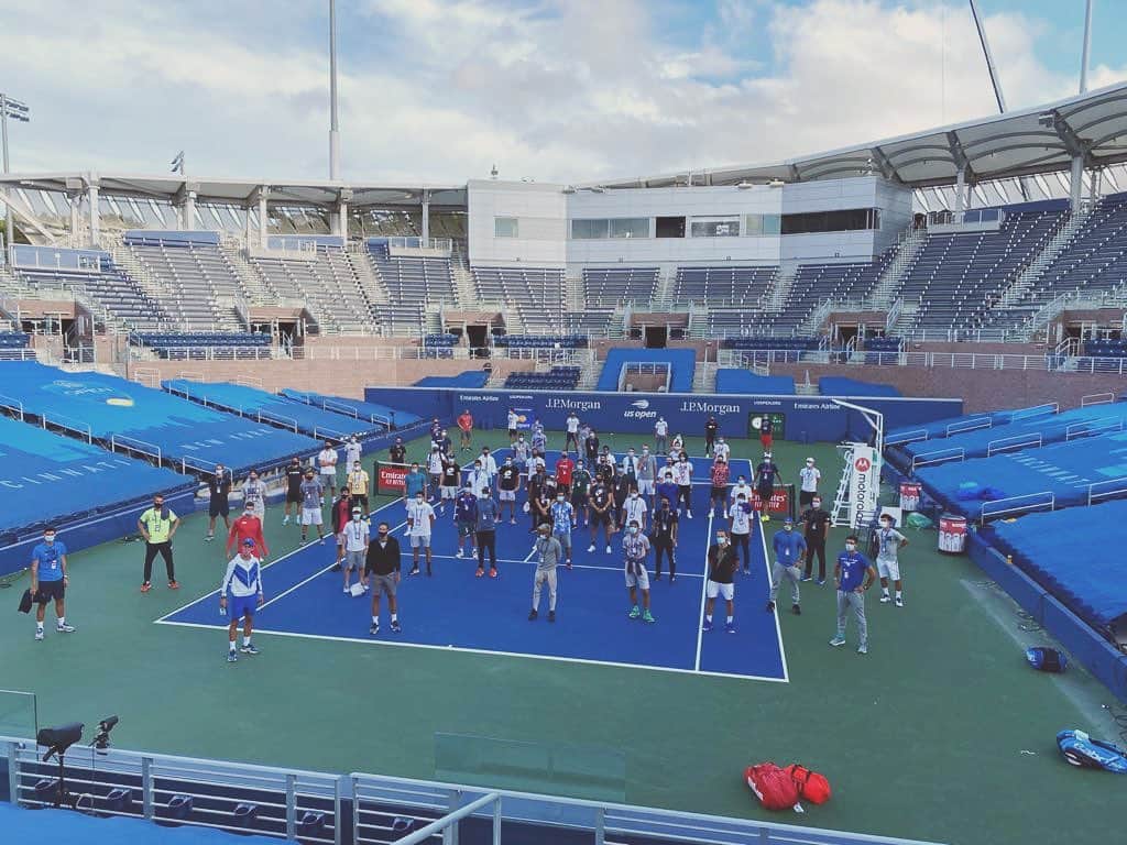 ドゥシャン・ラヨビッチのインスタグラム：「“After today’s successful meeting, we are excited to announce the beginning of the Professional Tennis Players Association (PTPA). The first player only association in tennis since 1972. #PTPA”」