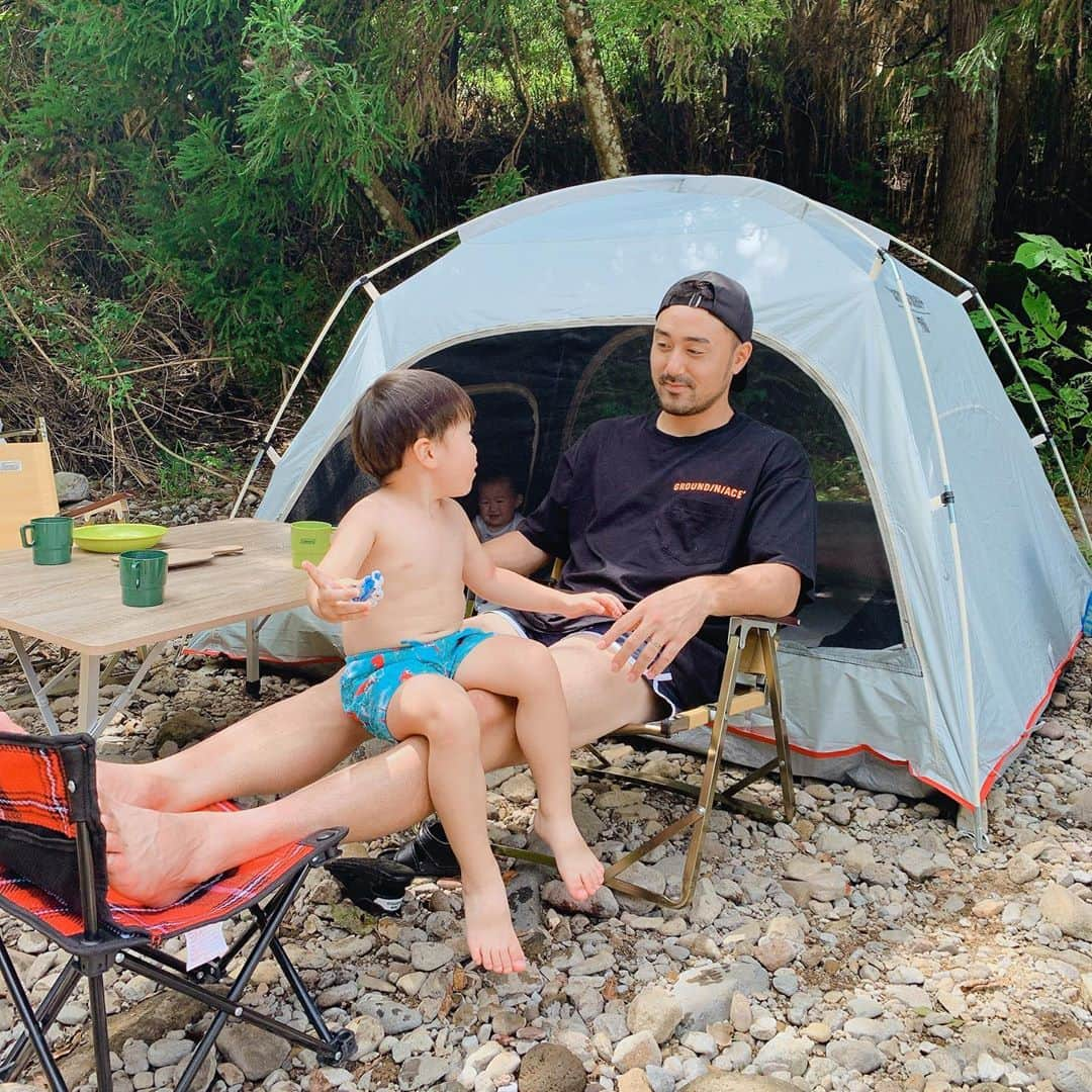 松永祥兵のインスタグラム：「⛺️☀️🎣#groundnace #ground_n_ace #グランダンエース ＠ground_n_ace」