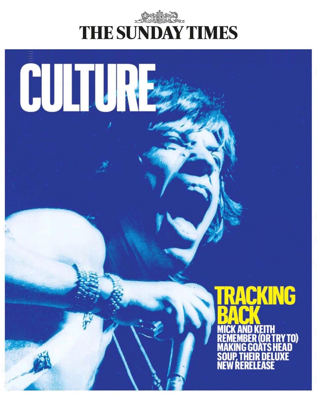 The Rolling Stonesさんのインスタグラム写真 - (The Rolling StonesInstagram)「The Rolling Stones are featured on the cover of the Sunday Times Culture Magazine, pick up a copy to read the full Goats Head Soup feature inside.. Goats Head Soup 2020 out September 4th.  #therollingstones #goatsheadsoup2020」8月30日 21時22分 - therollingstones