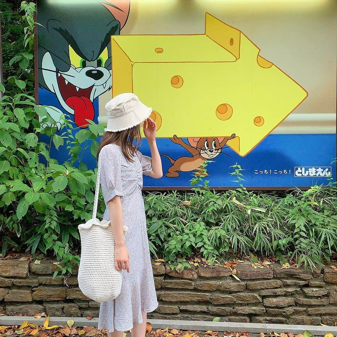 あかねぴさんのインスタグラム写真 - (あかねぴInstagram)「.﻿ ﻿ としまえん納め🎪🎠﻿ ﻿ 今月末で閉園しちゃうから﻿ かけこみで遊びに行ってきたよ〜👒﻿ ﻿ 日中はとにかく暑くて﻿ 涼しくなろうとおばけ屋敷入ったら﻿ はやく出たくて必死すぎて汗かいた😹﻿ ホラー映画はだいすきだけど﻿ おばけ屋敷はやっぱりこわかった、、😟笑﻿ ﻿ onepiece @chiik.official  bag @grl_official  hat @wego_official  ﻿ .﻿ ﻿ #onepiece #code #ootd #summer﻿ #fashion #chiik #wego #grl #photo﻿ #コーデ #ワンピース #バケットハット﻿ #豊島園 #遊園地 #としまえん #夏休み」8月30日 21時23分 - akanepi0426