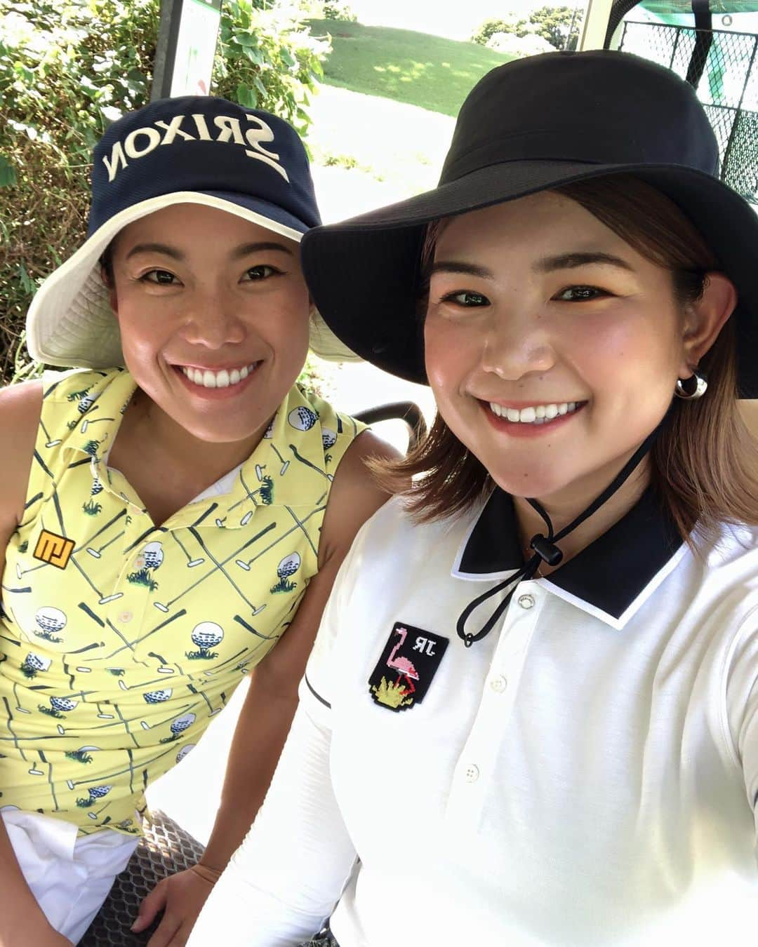 倉田珠里亜さんのインスタグラム写真 - (倉田珠里亜Instagram)「. 久々にミナちゃんとゴルフ⛳️ 暑かったけど楽しかった〜🥺 #汗で顔テカテカ #ツヤとテカリは紙一重」8月30日 14時33分 - julia.kurata